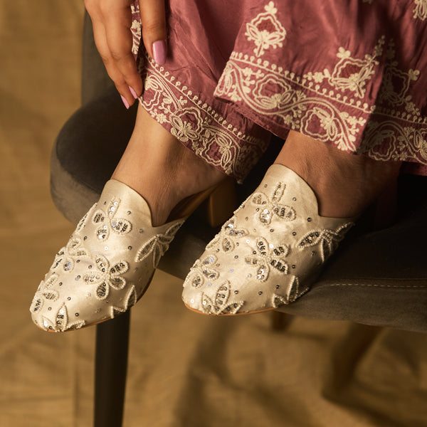 Heeled Mules - Luna Bloom