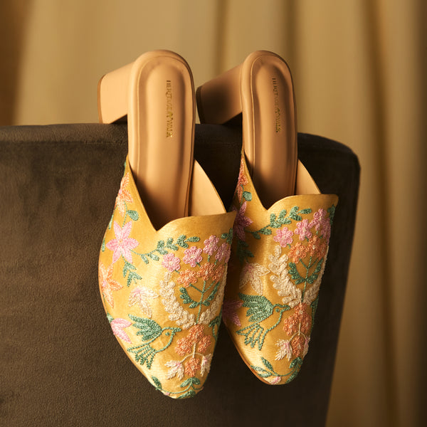 Heeled Mules - Flora Soleli